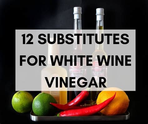 sherry wine vinegar substitute.